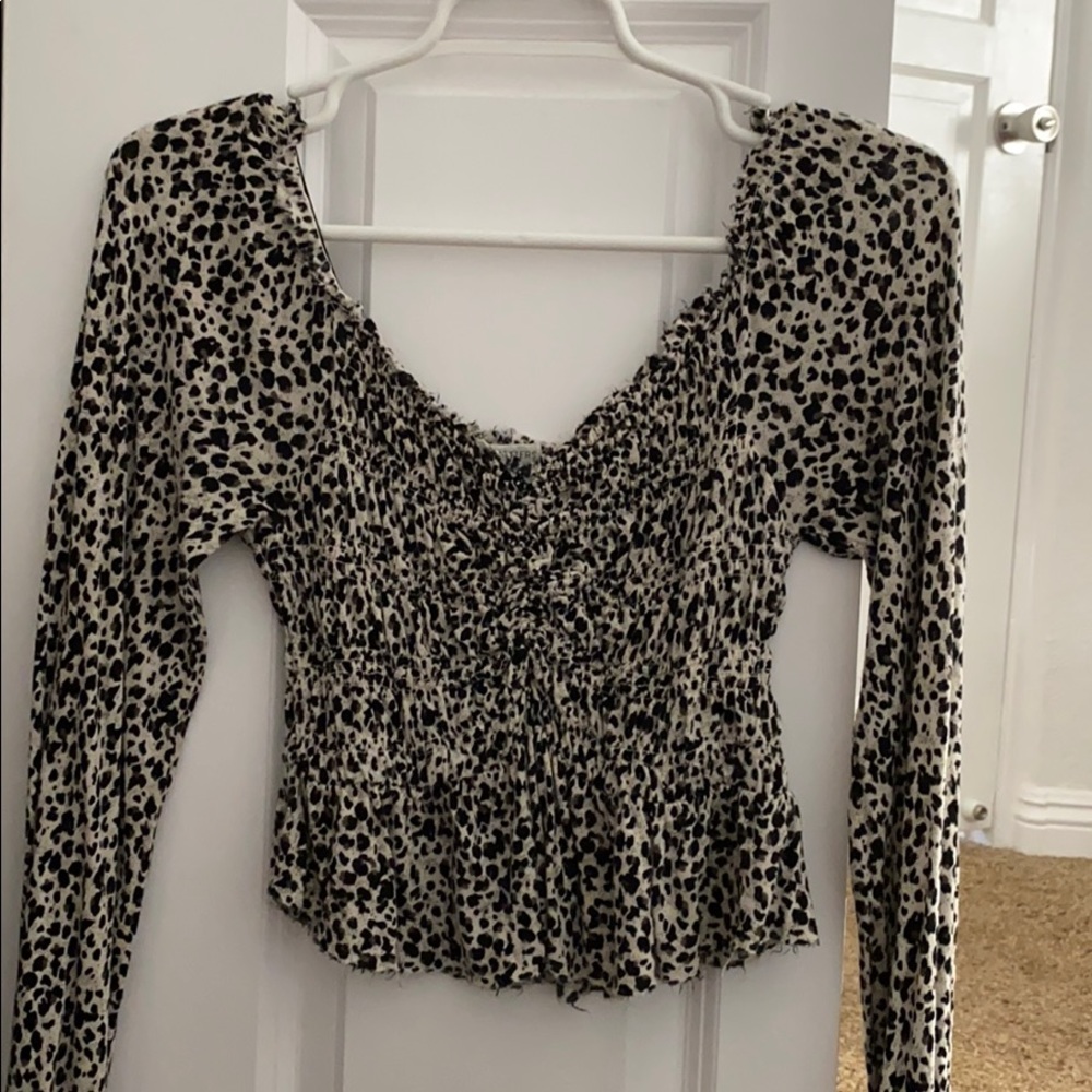 Leopard Urban Scrunch Top